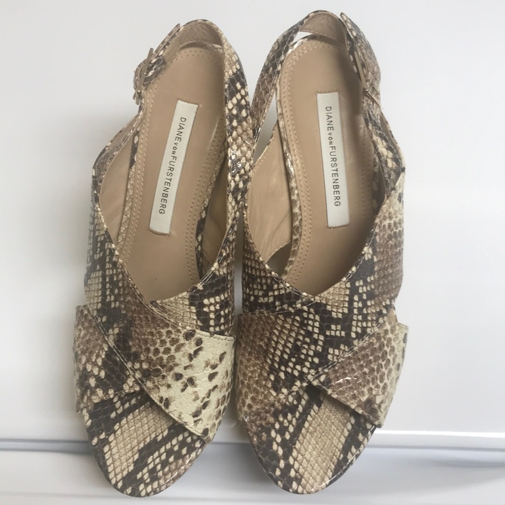 Diane Von Furstenberg Dvf Python Platform - image 1